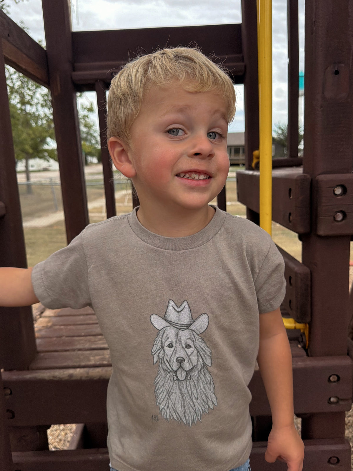 Ol blue’ Toddler Short Sleeve Tee