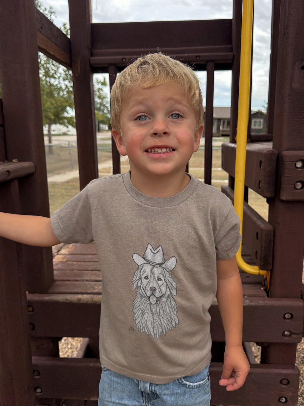 Ol blue’ Toddler Short Sleeve Tee